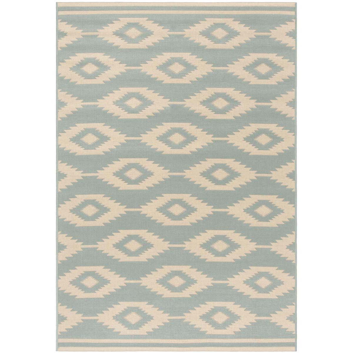 Safavieh Linden 100 171 Rug, LND171 - Cream / Aqua