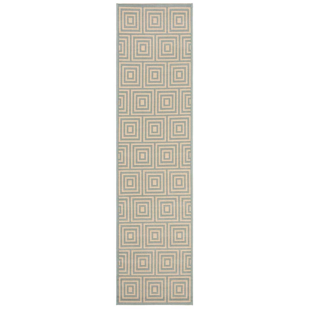 Safavieh Linden 100 173 Rug, LND173 - Cream / Aqua