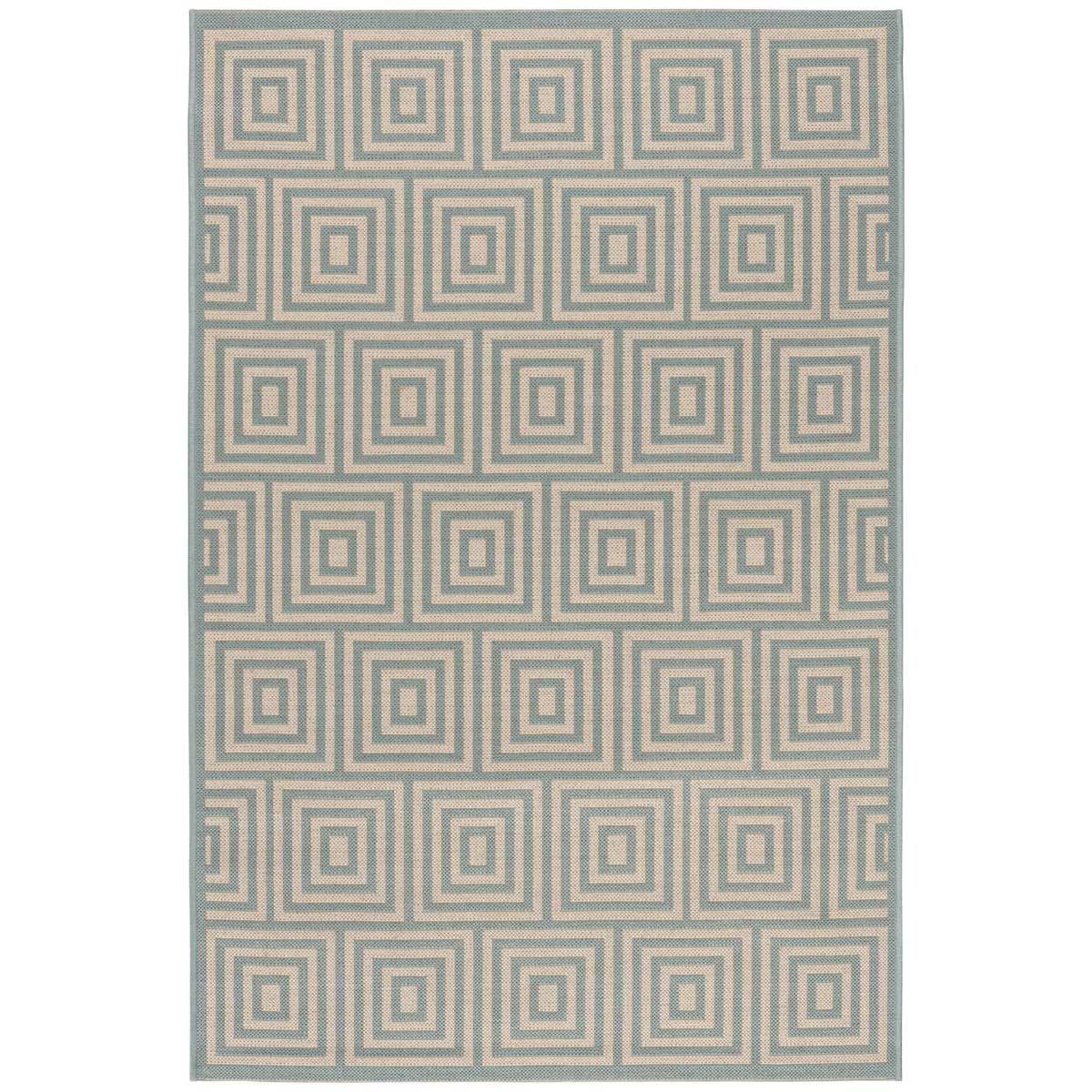 Safavieh Linden 100 173 Rug, LND173 - Cream / Aqua