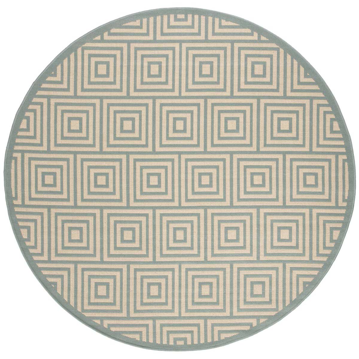 Safavieh Linden 100 173 Rug, LND173 - Cream / Aqua