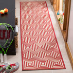 Safavieh Linden 100 173 Rug, LND173 - Red / Creme