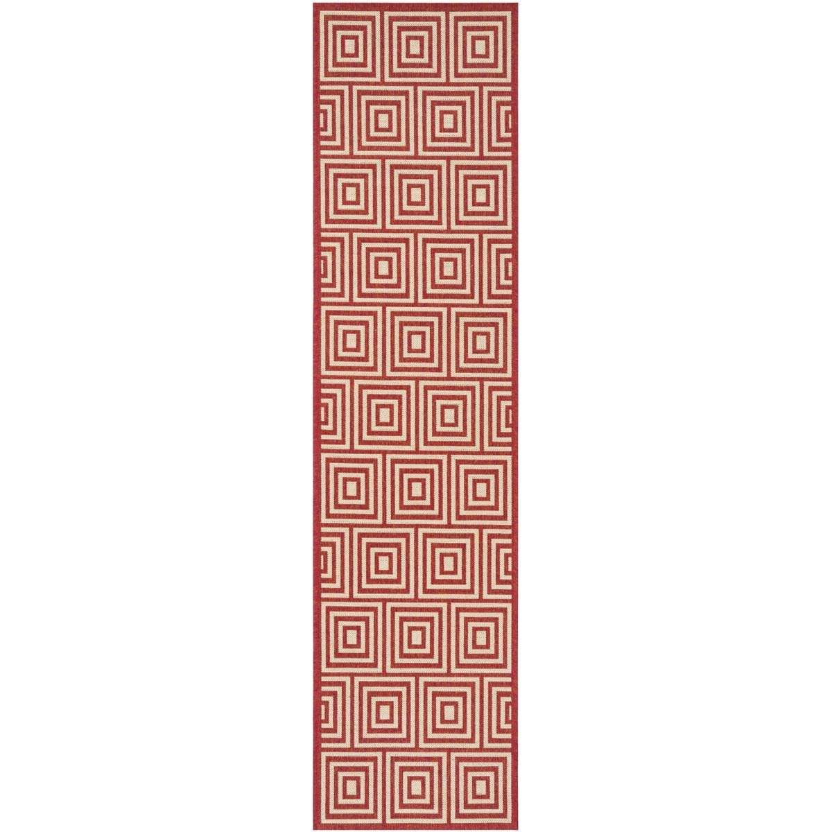 Safavieh Linden 100 173 Rug, LND173 - Red / Creme