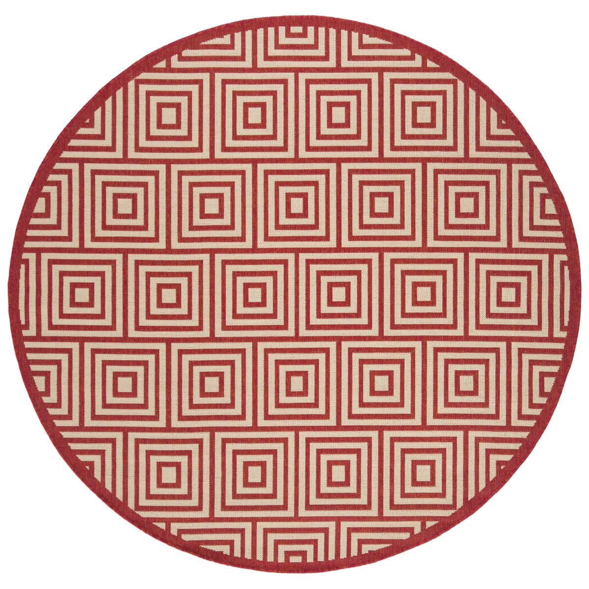 Safavieh Linden 100 173 Rug, LND173 - Red / Creme