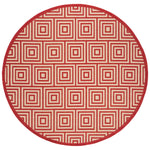 Safavieh Linden 100 173 Rug, LND173 - Red / Creme