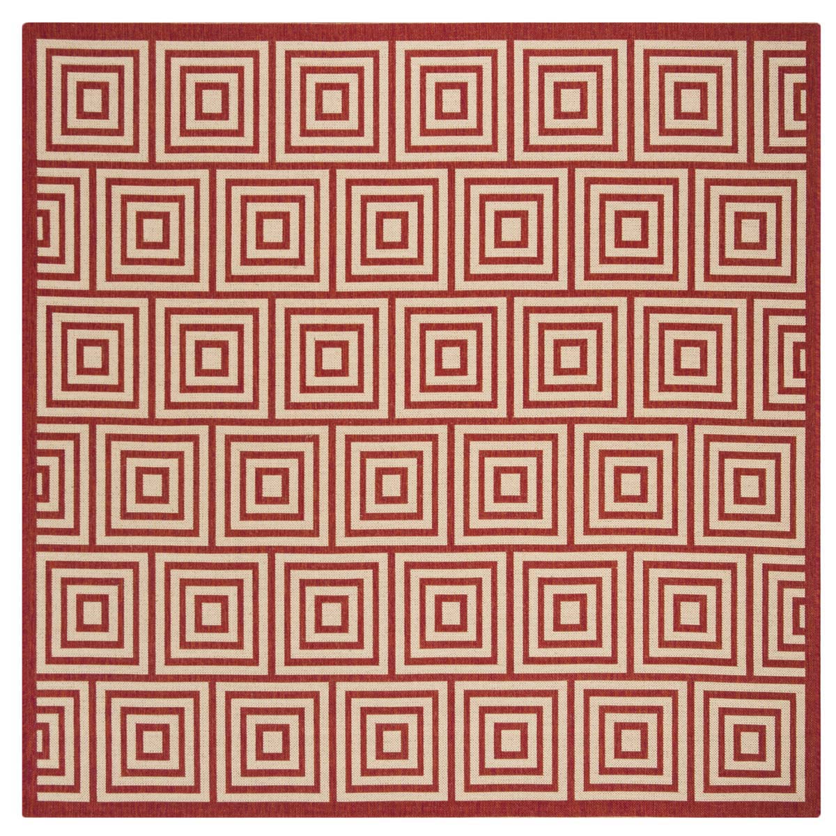 Safavieh Linden 100 173 Rug, LND173 - Red / Creme