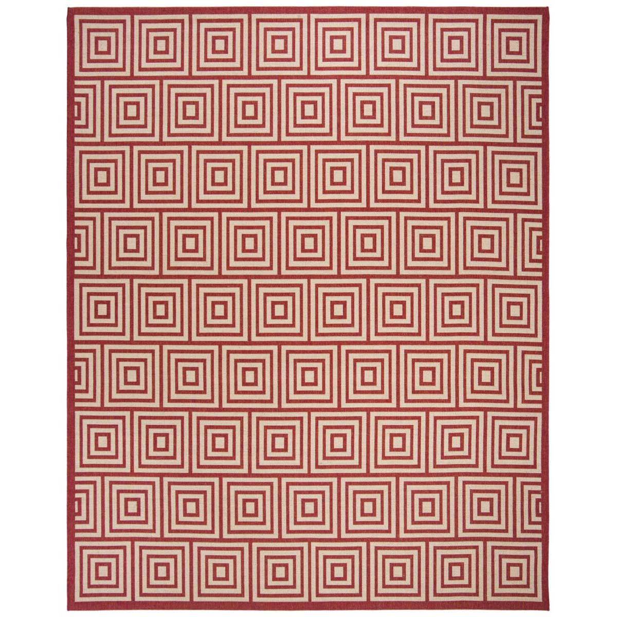 Safavieh Linden 100 173 Rug, LND173 - Red / Creme