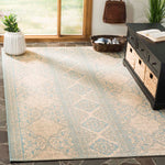 Safavieh Linden 100 174 Rug, LND174 - Aqua / Cream