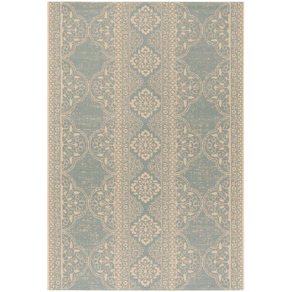 Safavieh Linden 100 174 Rug, LND174 - Cream / Aqua