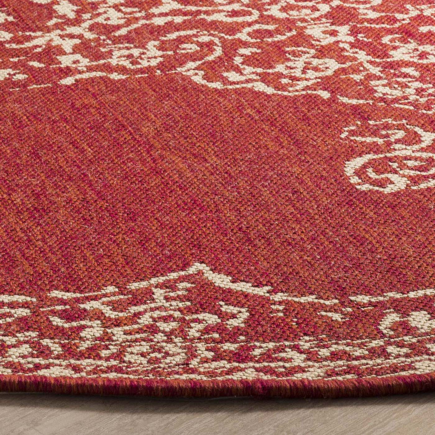 Safavieh Linden 180 Rug, LND180 - Red / Creme