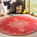 Safavieh Linden 180 Rug, LND180 - Red / Creme