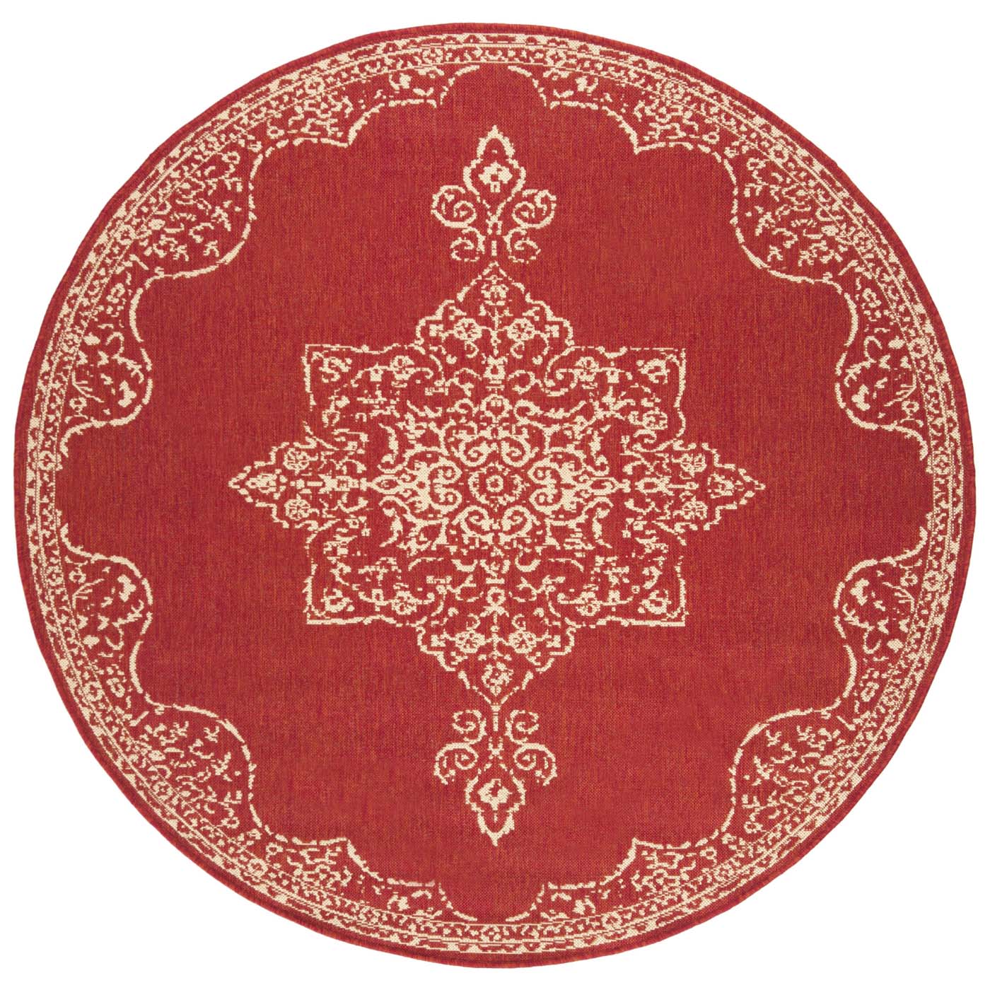 Safavieh Linden 180 Rug, LND180 - Red / Creme