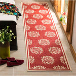 Safavieh Linden 181 Rug, LND181 - Red / Creme