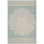Safavieh Linden 100 183 Rug, LND183 - Cream / Aqua