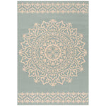 Safavieh Linden 100 183 Rug, LND183 - Cream / Aqua