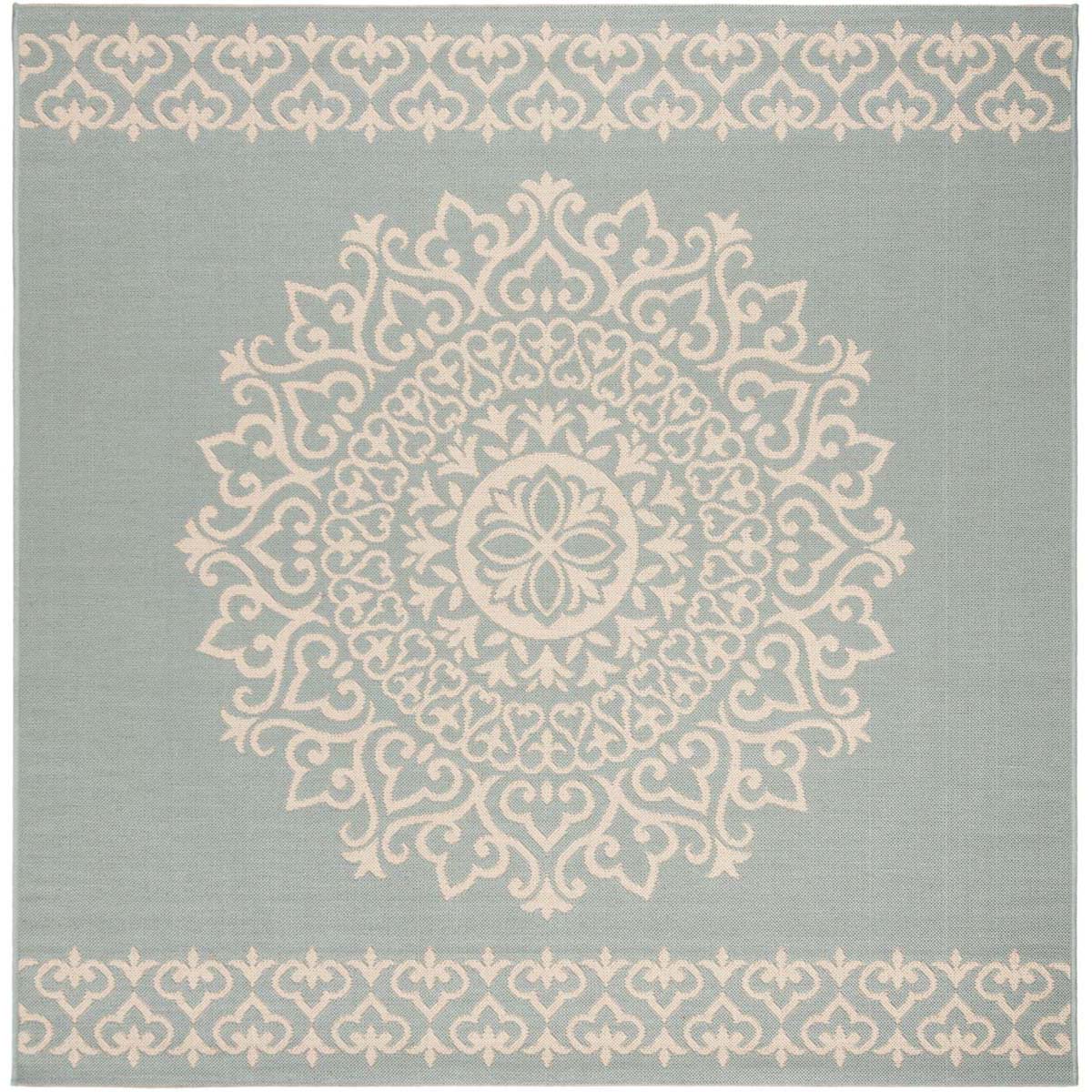 Safavieh Linden 100 183 Rug, LND183 - Cream / Aqua