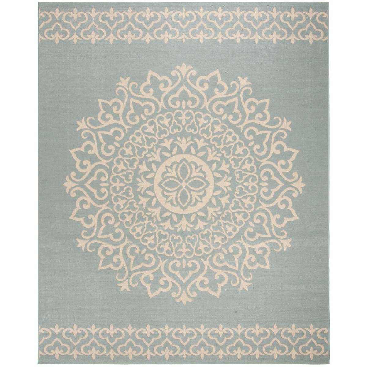 Safavieh Linden 100 183 Rug, LND183 - Cream / Aqua