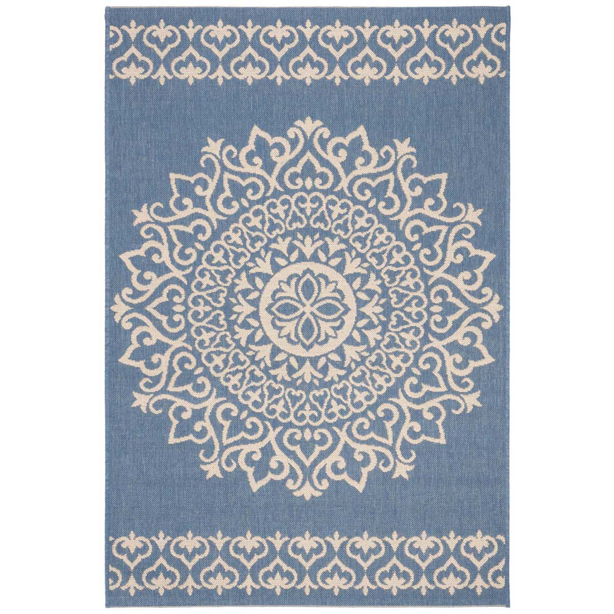 Safavieh Linden 100 183 Rug, LND183 - Cream / Blue