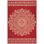Safavieh Linden 183 Rug, LND183 - Red / Creme