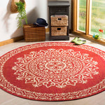 Safavieh Linden 100 183 Rug, LND183 - Red / Creme