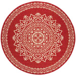 Safavieh Linden 100 183 Rug, LND183 - Red / Creme