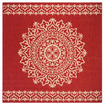 Safavieh Linden 100 183 Rug, LND183 - Red / Creme