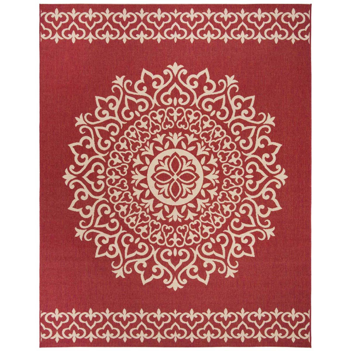 Safavieh Linden 100 183 Rug, LND183 - Red / Creme