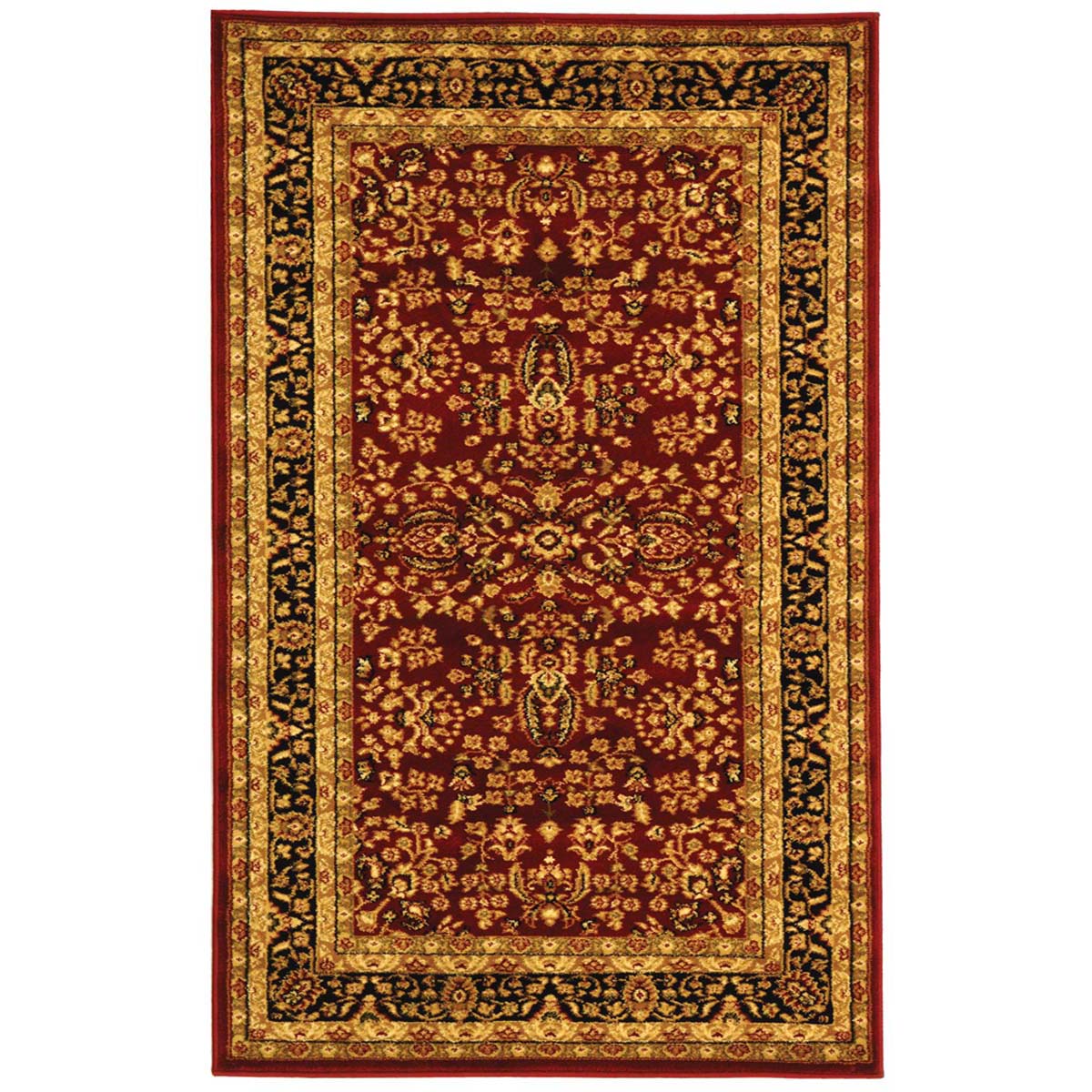 Safavieh Lyndhurst 214 Rug, LNH214 - Red / Black