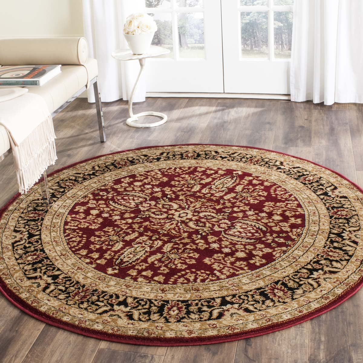 Safavieh Lyndhurst 214 Rug, LNH214 - Red / Black