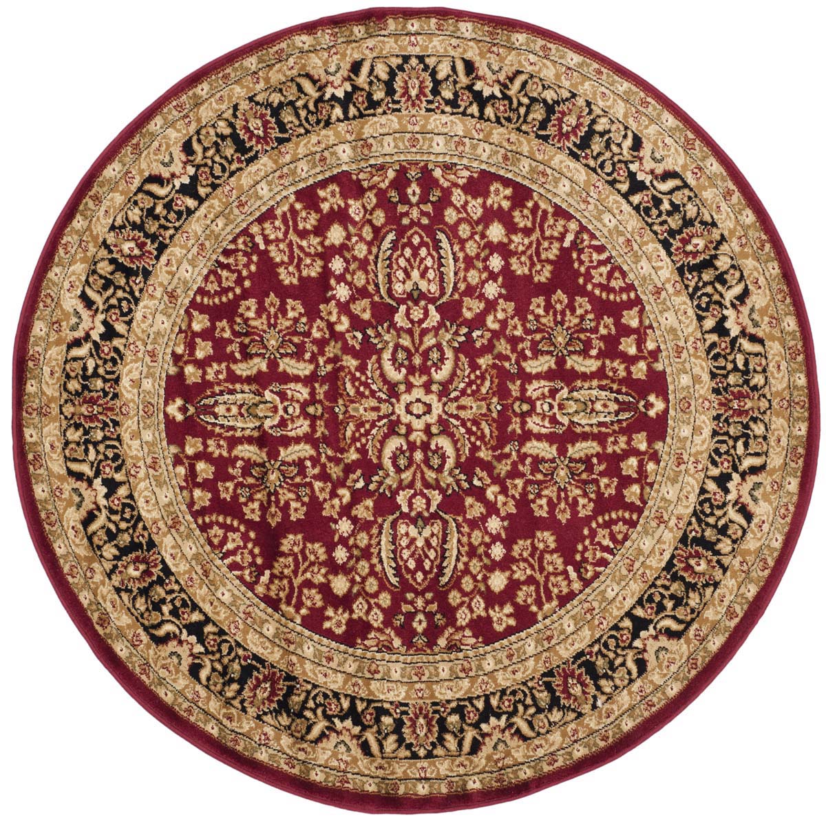 Safavieh Lyndhurst 214 Rug, LNH214 - Red / Black