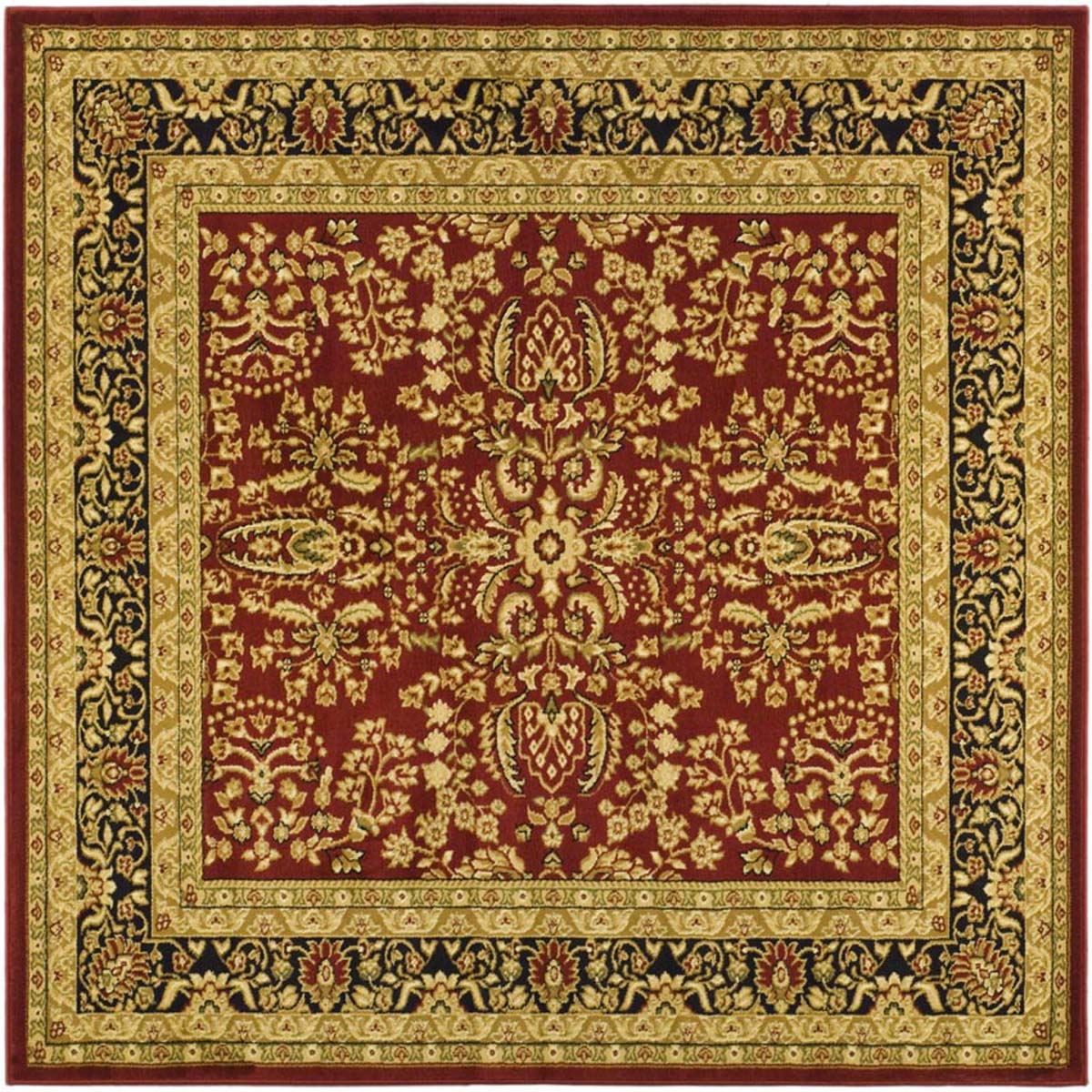 Safavieh Lyndhurst 214 Rug, LNH214 - Red / Black