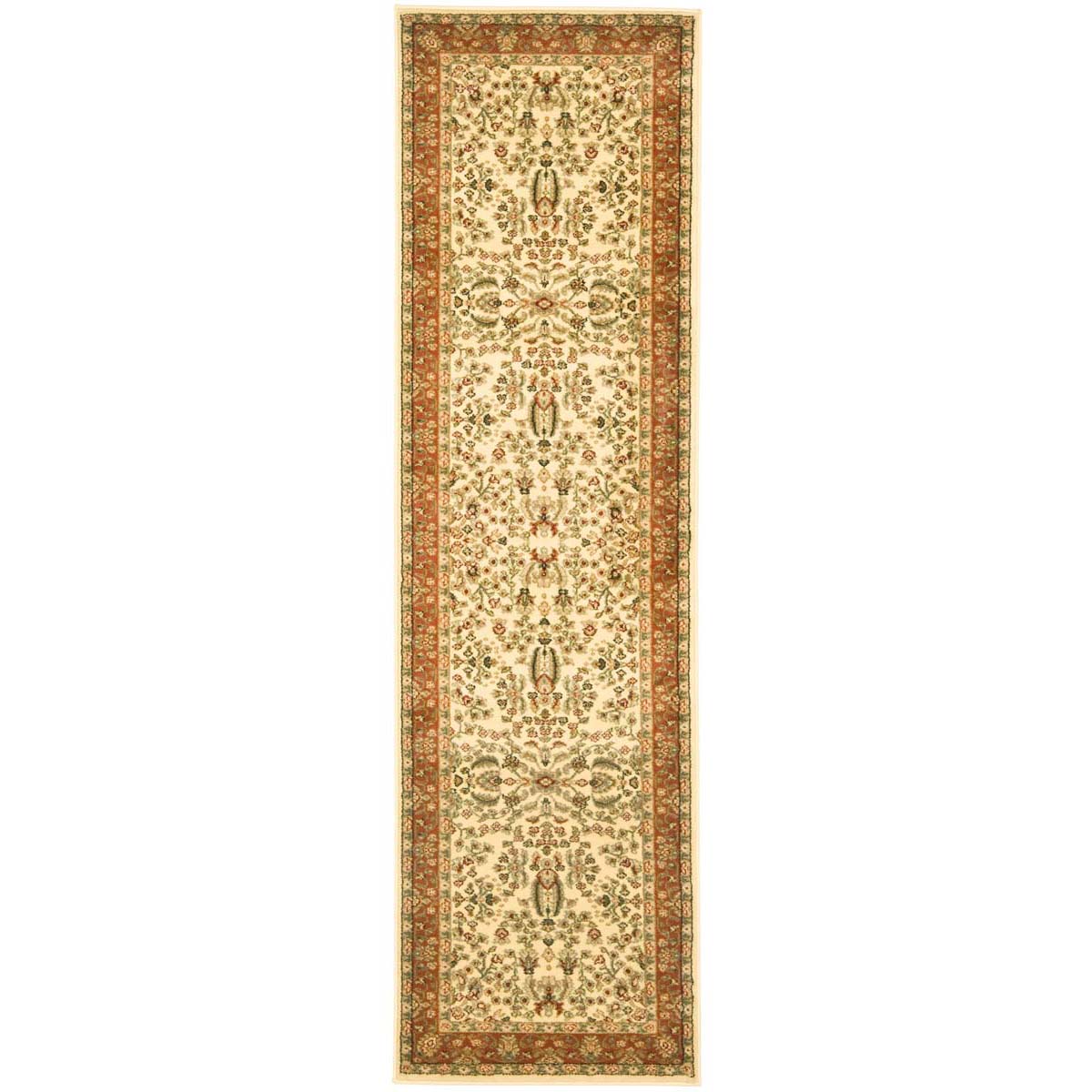 Safavieh Lyndhurst 214 Rug, LNH214 - Ivory / Rust