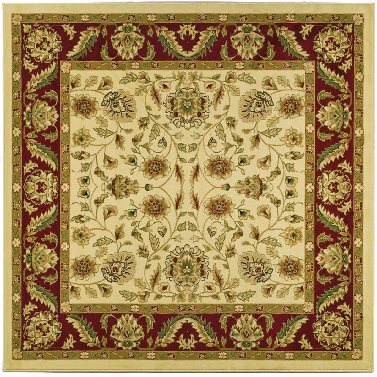 Safavieh Lyndhurst 215 Rug, LNH215 - Ivory / Red