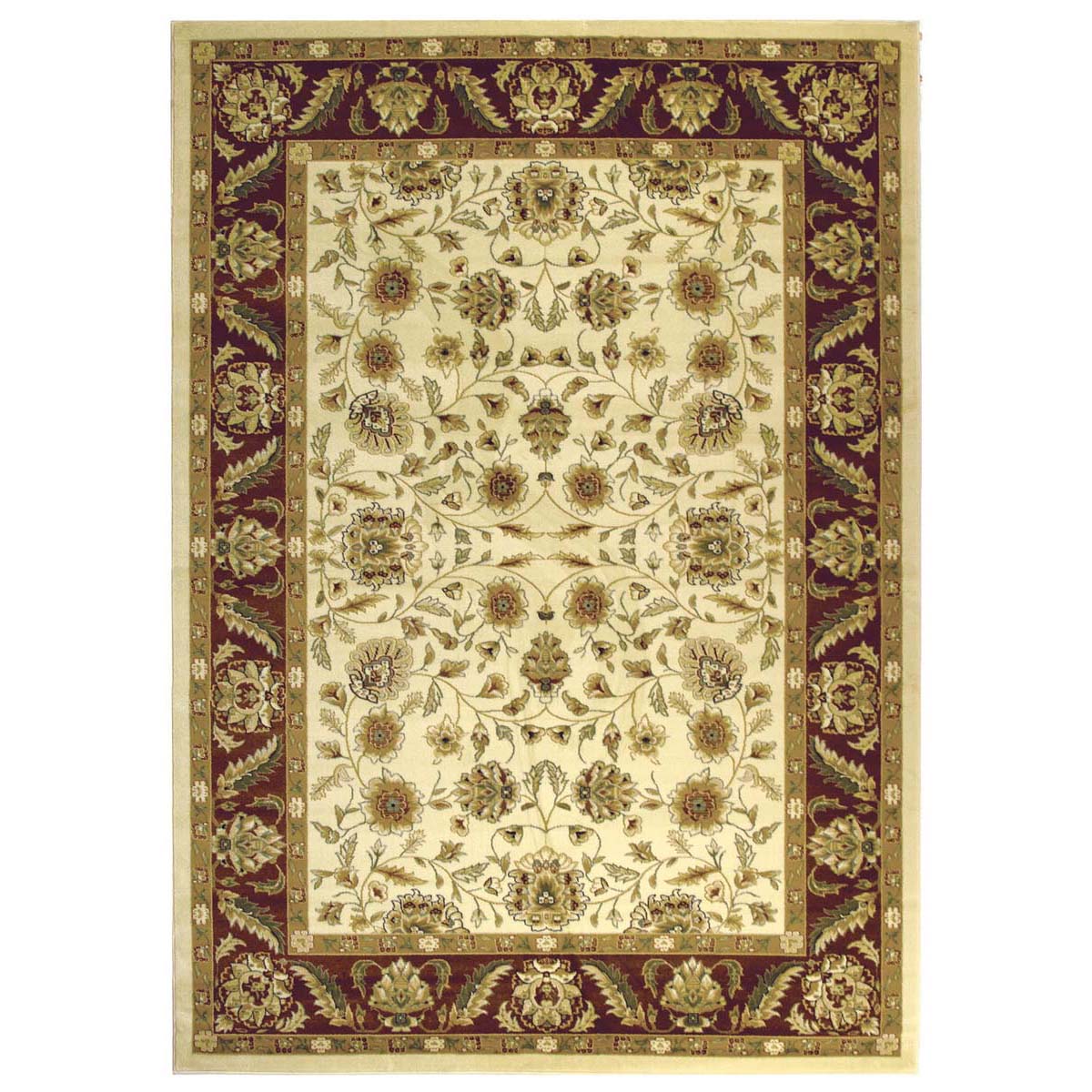 Safavieh Lyndhurst 215 Rug, LNH215 - Ivory / Red