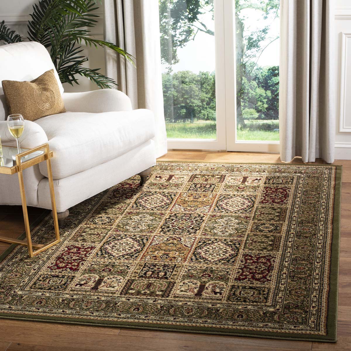 Safavieh Lyndhurst 217 Rug, LNH217 - Multi / Green