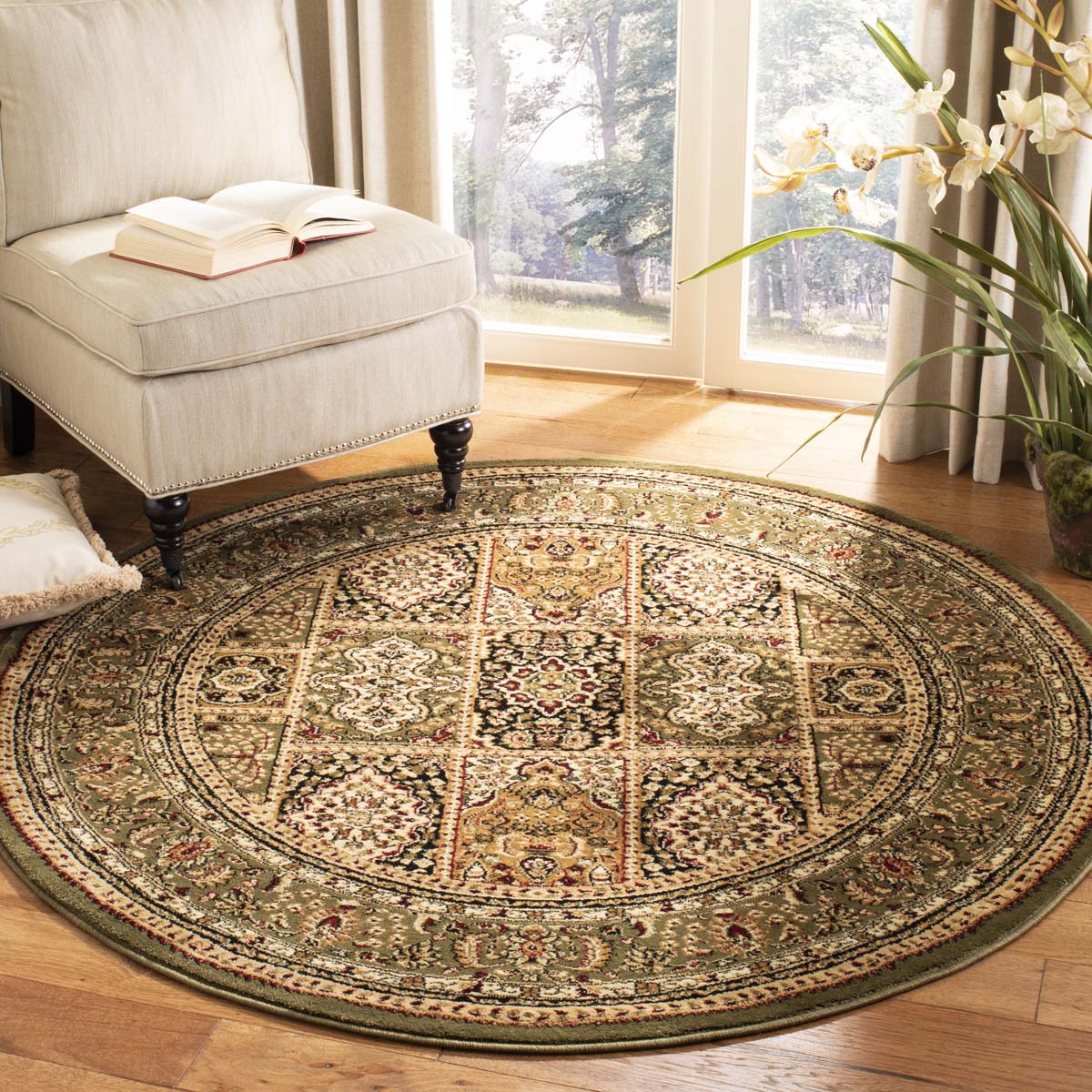 Safavieh Lyndhurst 217 Rug, LNH217 - Multi / Green