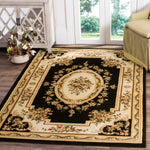 Safavieh Lyndhurst 218 Rug, LNH218 - Black / Ivory