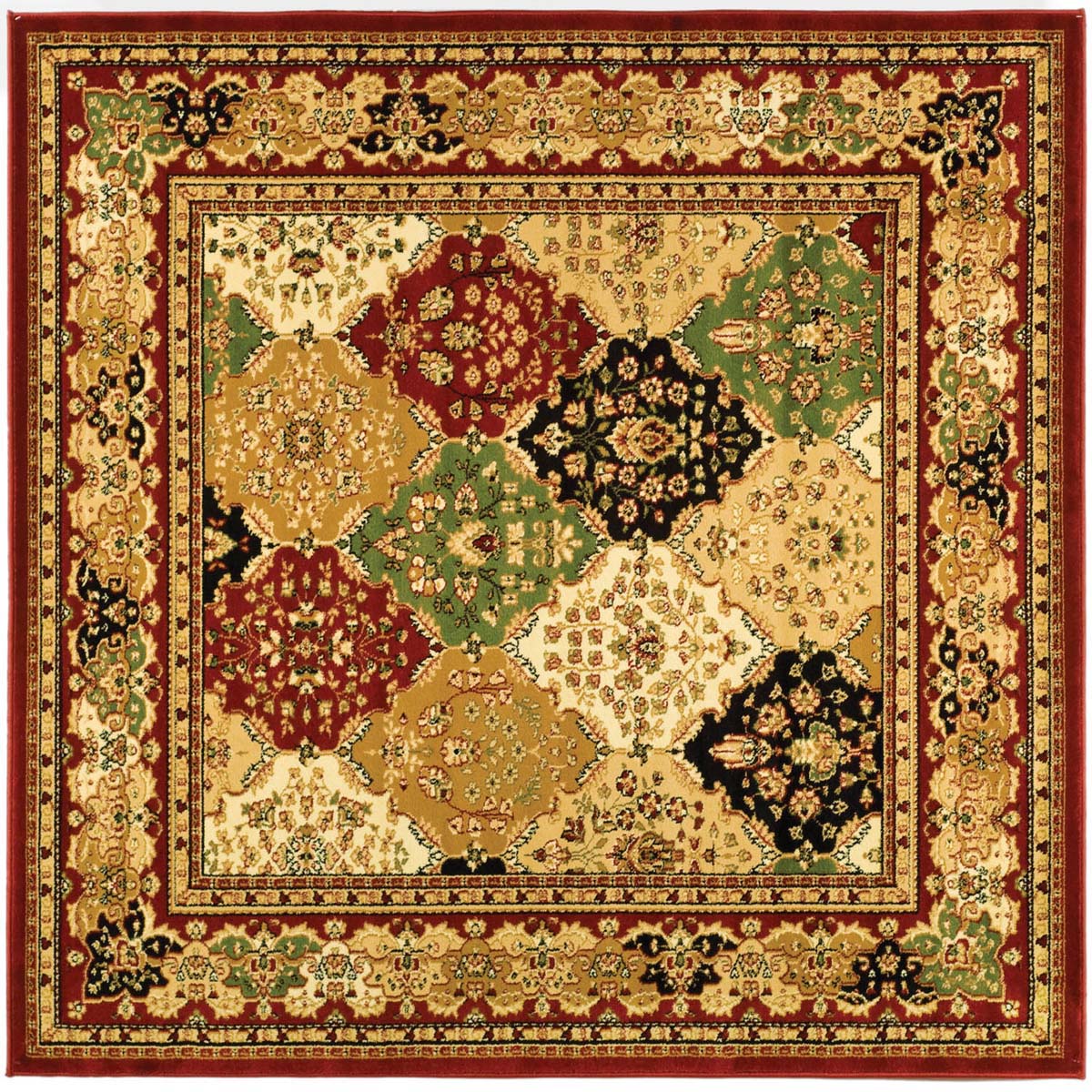 Safavieh Lyndhurst 221 Rug, LNH221 - Multi / Red