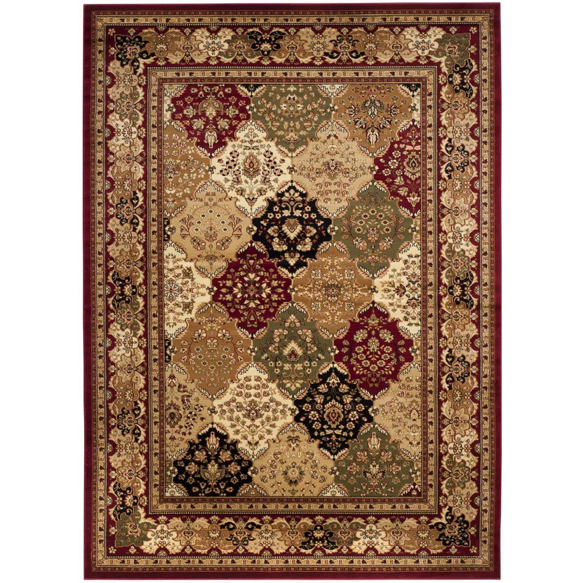 Safavieh Lyndhurst 221 Rug, LNH221 - Multi / Red