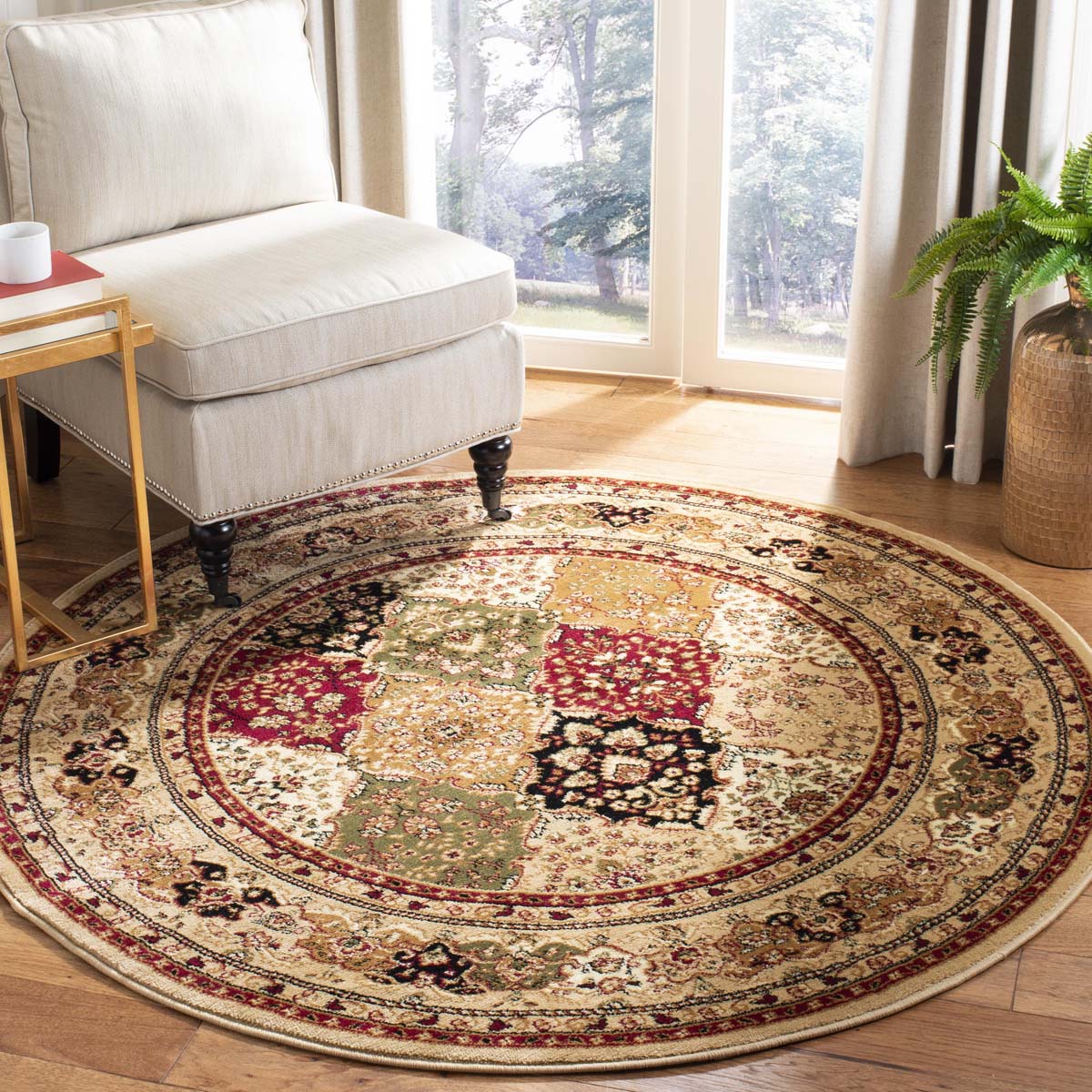 Safavieh Lyndhurst 221 Rug, LNH221 - Multi / Beige