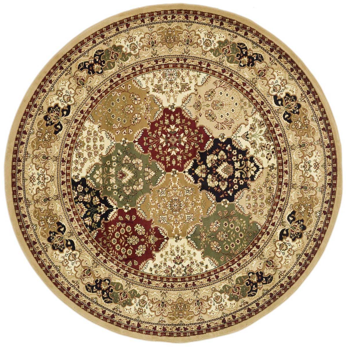 Safavieh Lyndhurst 221 Rug, LNH221 - Multi / Beige