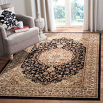 Safavieh Lyndhurst 222 Rug, LNH222 - Black / Ivory
