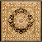 Safavieh Lyndhurst 222 Rug, LNH222 - Black / Ivory