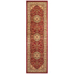 Safavieh Lyndhurst 222 Rug, LNH222 - Red / Ivory