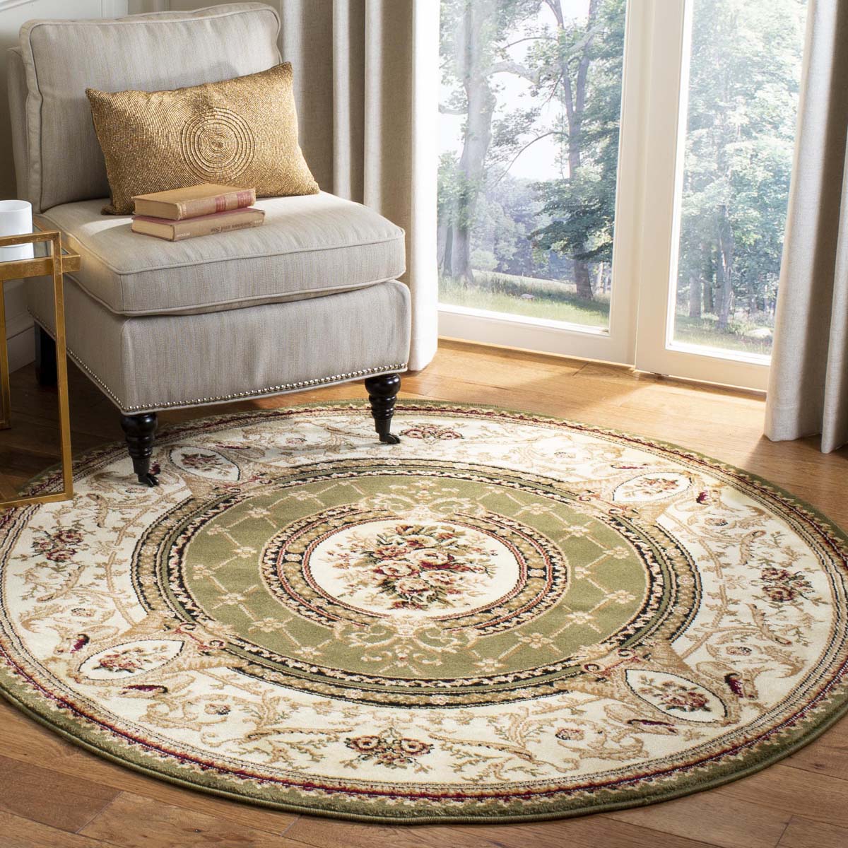 Safavieh Lyndhurst 223 Rug, LNH223 - Sage / Ivory
