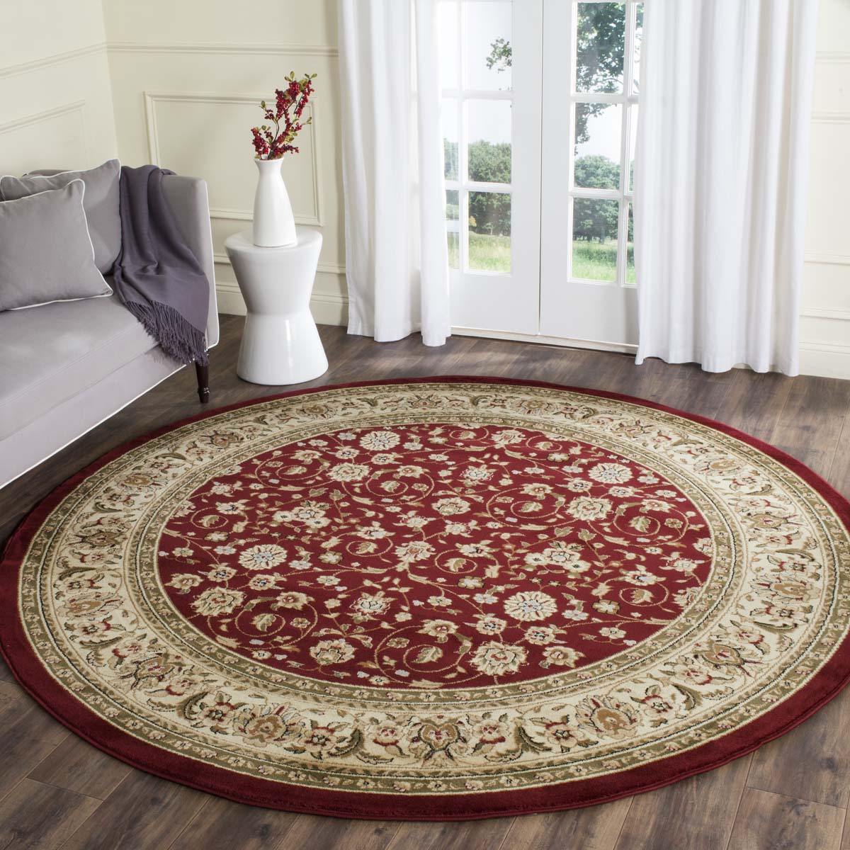 Safavieh Lyndhurst 312 Rug, LNH312 - Red / Ivory