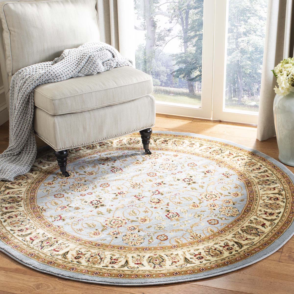 Safavieh Lyndhurst 312 Rug, LNH312 - Light Blue / Ivory