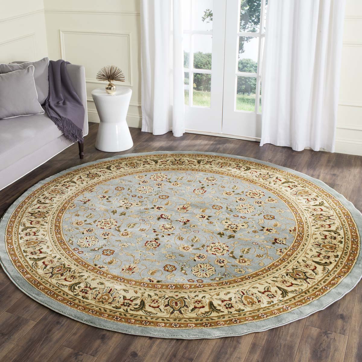 Safavieh Lyndhurst 312 Rug, LNH312 - Light Blue / Ivory