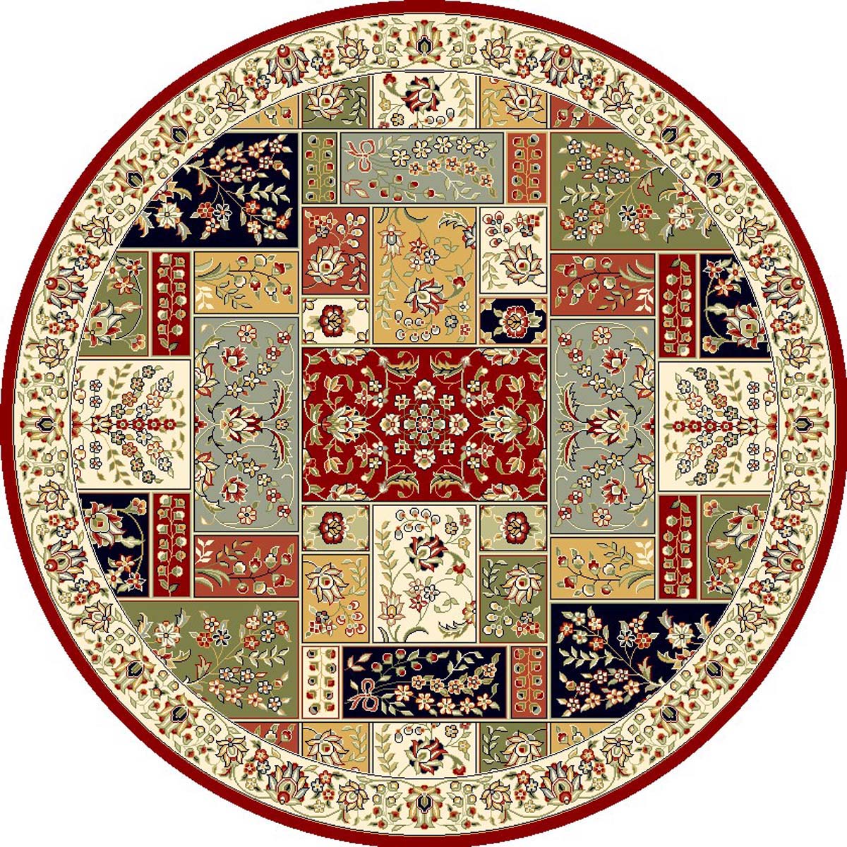 Safavieh Lyndhurst 318 Rug, LNH318 - Multi / Ivory