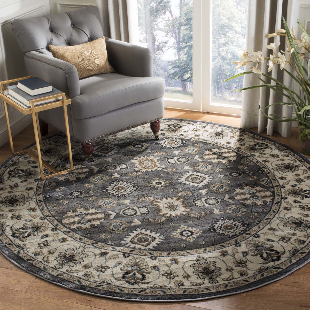 Safavieh Lyndhurst 332 Rug, LNH332 - Grey / Cream