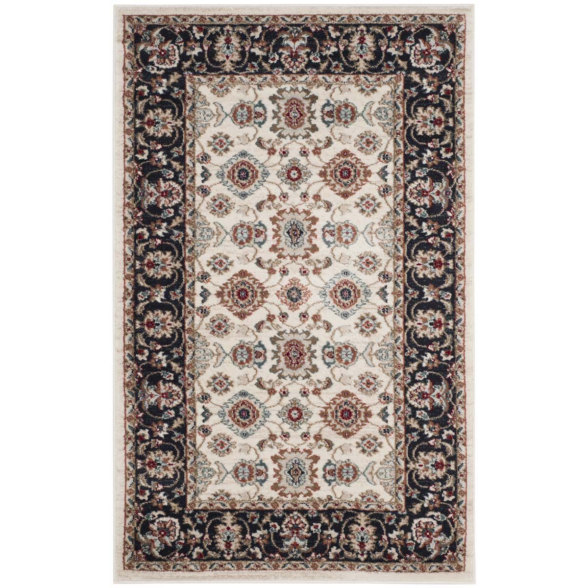 Safavieh Lyndhurst 332 Rug, LNH332 - Cream / Navy